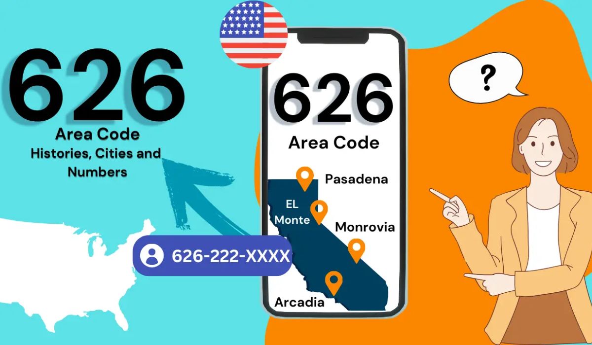 Where is the 626 Area Code Located?