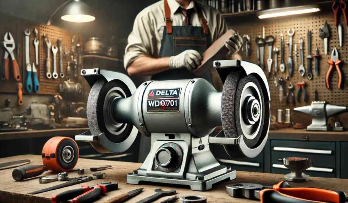 What is the Delta WD09701 Bench Grinder?