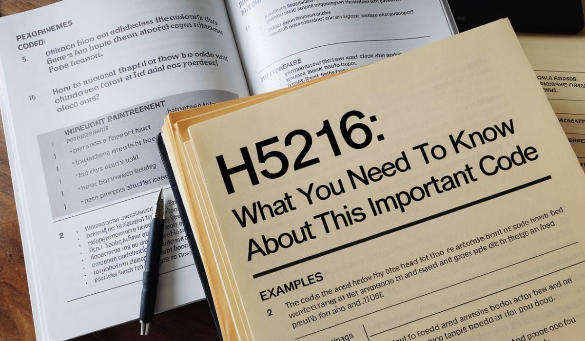 H5216: What You Need to Know About This Important Code