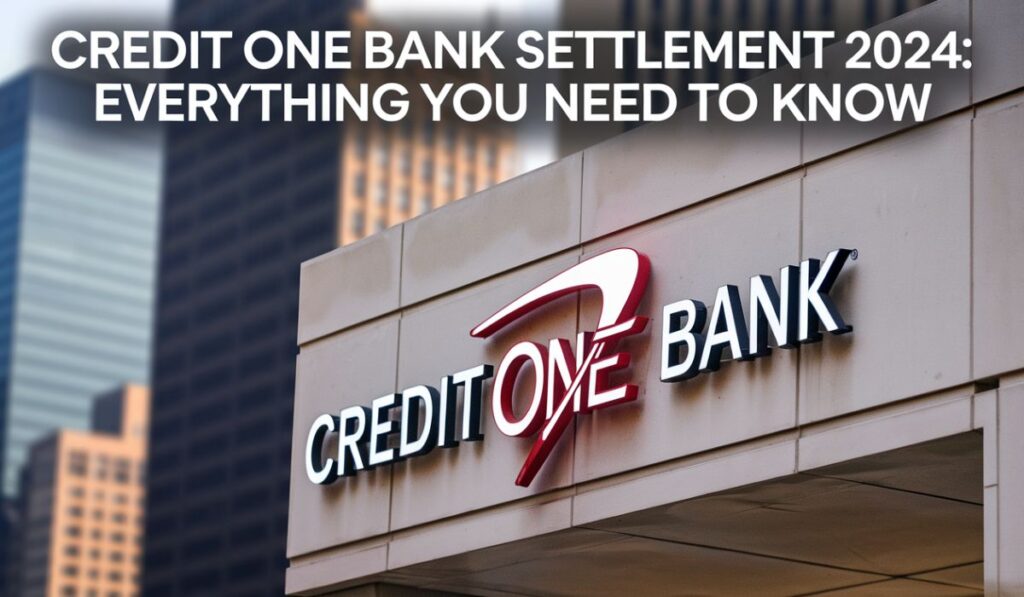 Credit One Bank Settlement 2024: Everything You Need to Know