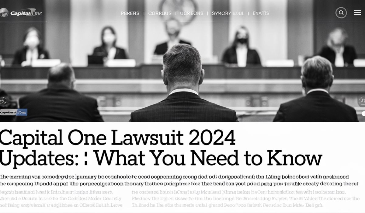 Capital One Lawsuit 2024 Updates: What You Need to Know