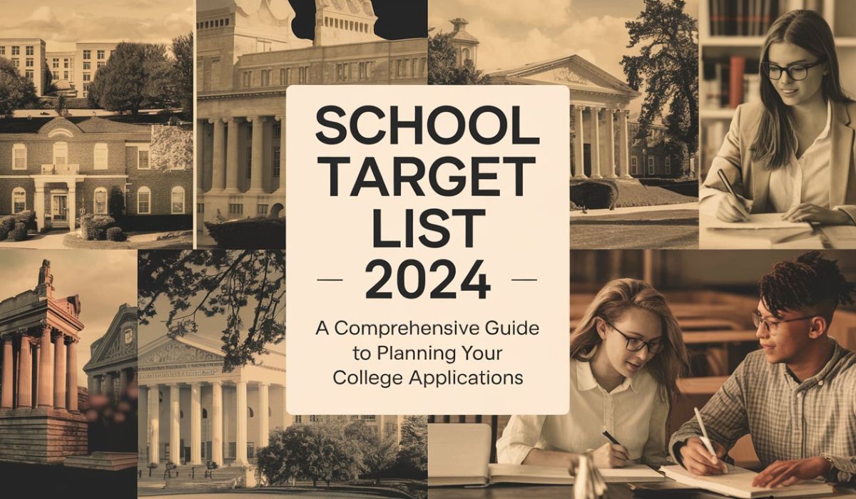 School Target List 2024: A Comprehensive Guide to Planning Your College Applications