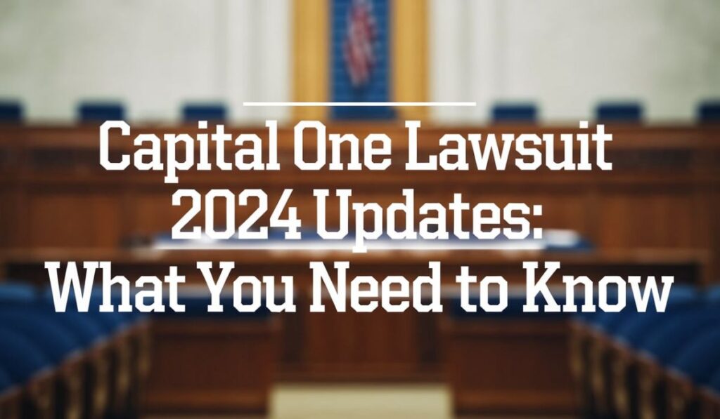 Capital One Lawsuit 2024 Updates: What You Need to Know