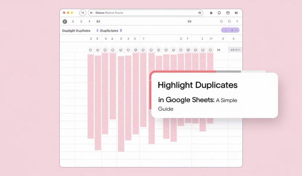 Highlight Duplicates in Google Sheets: A Simple Guide