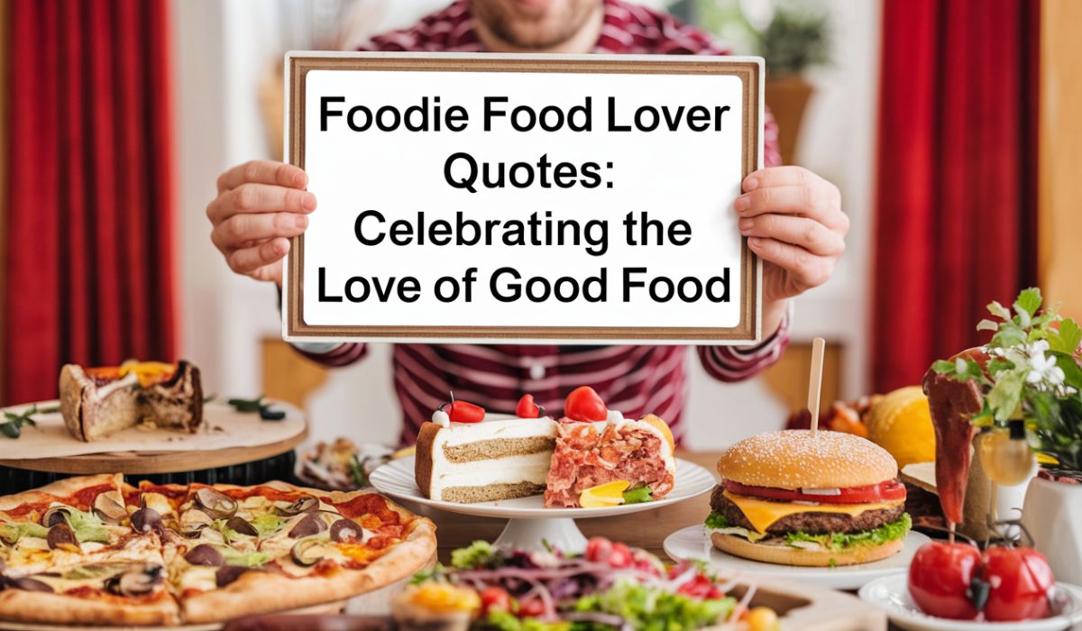 Foodie Food Lover Quotes: Celebrating the Love of Good Food